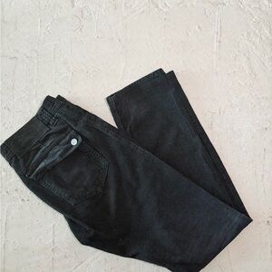 Burberry Black Corduroy Pants in size 30R preowned